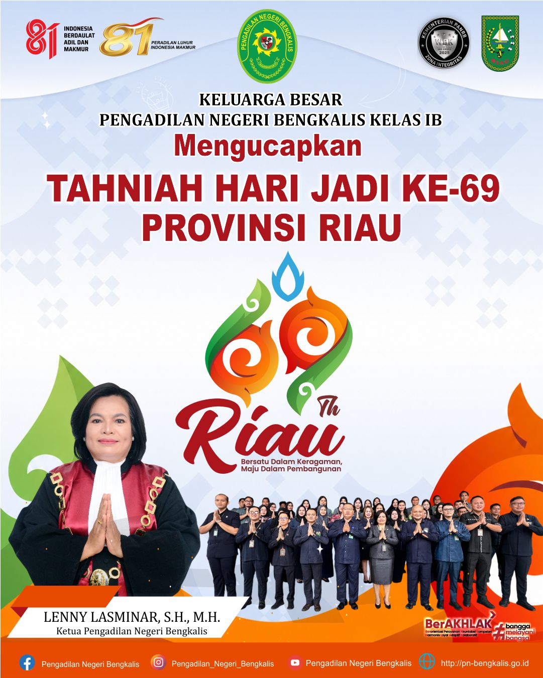 HARI JADI PROVINSI RIAU KE 69