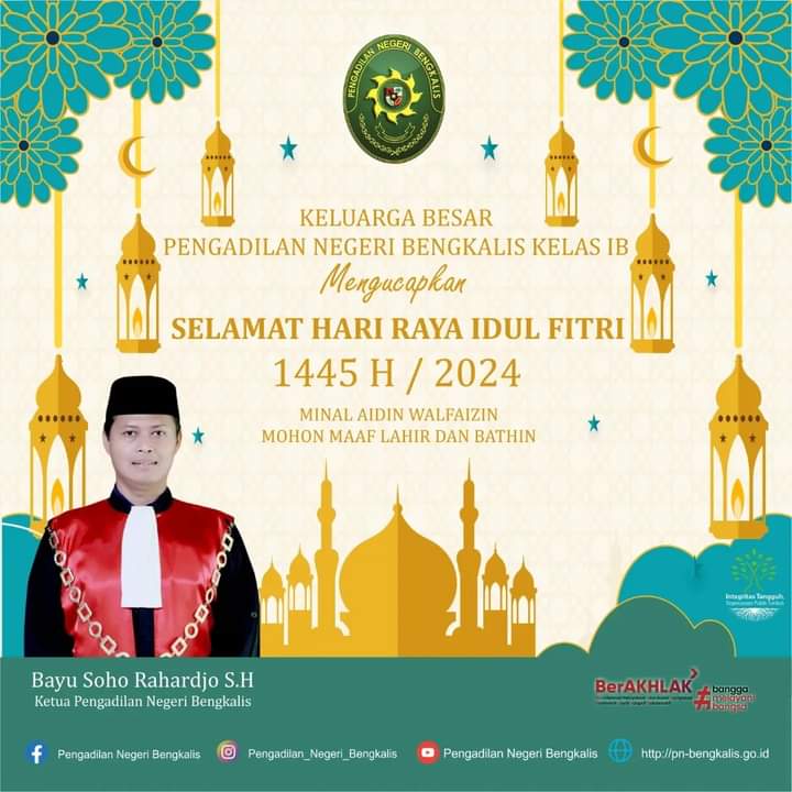 Selamat Hari Raya Iedul Fitri 1445H 2024M